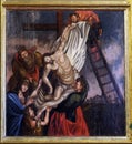 Deposition of Christ from the Cross, altarpiece in the Church of the St Barbara in Velika Mlaka, Croatia