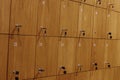 Depository lockers wooden