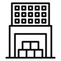 Depository, stockroom Isolated Vector Icon which can be easily modified or edit