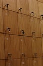 Depository wooden lockers