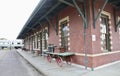 Depot and Railroad Museum Exterior, Jackson Tennessee. Royalty Free Stock Photo