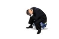 Depressed businessman Royalty Free Stock Photo