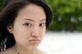 Depressed face Royalty Free Stock Photo