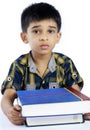 Depressed Indian School boy Royalty Free Stock Photo