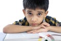 Depressed School boy Royalty Free Stock Photo