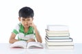 Depressed School boy Royalty Free Stock Photo