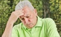 Depressed senior man Royalty Free Stock Photo