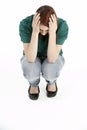 Depressed Teenage Girl Royalty Free Stock Photo