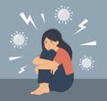 Depression anxiety because of coronavirus pandemic