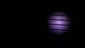 Depth of black and protruding illball purple