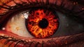 depth fire eye Royalty Free Stock Photo
