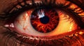 depth fire eye Royalty Free Stock Photo