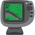 The depth sounder Royalty Free Stock Photo