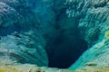 Depths of the Morning Glory Pool Hot Spring Royalty Free Stock Photo