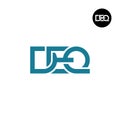 DEQ Logo Letter Monogram Design Royalty Free Stock Photo
