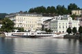 Steamboat Gisela at lake Traunsee in Gmunden