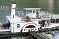 The steam-boat Gisela in Gmunden near lake Traunsee Salzkammergut, Upper Austria, Austria