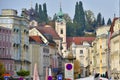 The town square of the old industrial town of Steyr, Austria, Europe