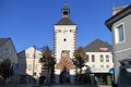 The city tower on the town square in Voecklabruck