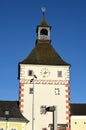 The city tower on the town square in Voecklabruck