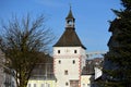 The city tower on the town square in Voecklabruck