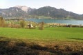 The Wolfgangsee in the Salzkammergut in spring