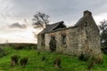 Deralict Irish Stone Cottage Royalty Free Stock Photo