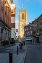 Derby Cathedral in the City of Derby, United Kingdom Royalty Free Stock Photo