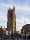 DERBY UNITED KINGDOM cathedral tower Royalty Free Stock Photo