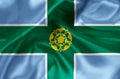 Derbyshire flag illustration