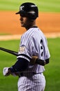 Derek Jeter With Bat Royalty Free Stock Photo