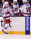 Derek Stepan and Marc Staal Royalty Free Stock Photo