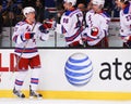 Derek Stepan scores! Royalty Free Stock Photo