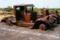 Derelict Abandoned Truck on film