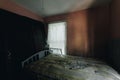 Derelict Bedroom with Bed - Abandoned Cottage - Catskill Mountains, New York