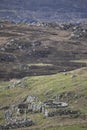 Derelict Black Houses near Loch an Duin, Dun Carloway, Isle of L