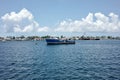 Derelict Boat Anchored in Marigot Bay, Saint Maarten