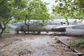 Derelict Boeing 707 aircraft in Vietnam Royalty Free Stock Photo