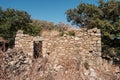 Derelict building in Balagne region of Corsica