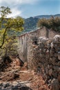 Derelict building in Balagne region of Corsica