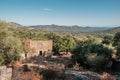 Derelict building in Balagne region of Corsica