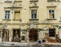 Derelict building in Bratislava, Slovakia