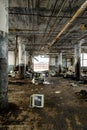 Derelict Computers - Abandoned Acme Factory - Cleveland, Ohio Royalty Free Stock Photo