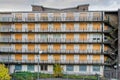 Derelict council flats in poor housing estate in Glasgow