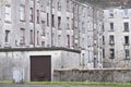 Derelict council house in poor housing crisis ghetto estate slum in Port Glasgow