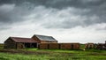 Derelict Fenland barn