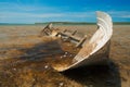 Derelict fishing boat