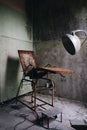 Derelict Gynecological Examination Chair - Abandoned Westboro State Hospital - Massachusetts