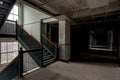 Derelict Hallway & Staircase - Abandoned Stambaugh Building - Youngstown, Ohio