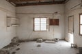 Derelict interior of abandoned building Royalty Free Stock Photo